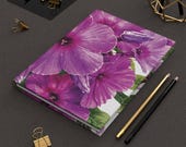 Wild Phlox Hardcover Journal | Purple Floral Notebook, Lined Pages (150), framing detail (Bill Shew)