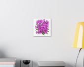 Purple Garden Phlox Botanical Art Classic Stretched Canvas | Floral Wall Decor, alternate view (Bill Shew)