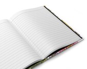 Wildflower Hardcover Journal | Colorful Floral Notebook, Lined Pages (150), close-up (Bill Shew)