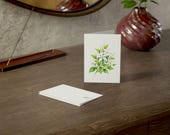 Orange Blossom Card, Digital Art Print, Botanical Card, Blank Inside, detail view (Bill Shew)