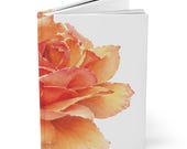 Watercolor Rose Hardcover Journal | Botanical Lined Notebook (150 Pages) by Bill Shew