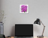 Purple Garden Phlox Botanical Art Classic Stretched Canvas | Floral Wall Decor, in-room view (Bill Shew)