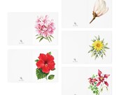Watercolor Floral Note Cards, Assorted Bouquet Designss (Set of 5), detail view (Bill Shew)