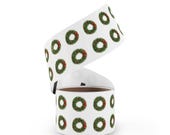 Christmas Wreath Sticker, Holiday Wreath Sticker, Evergreen Wreath, alternate view (Bill Shew)