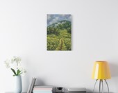 Meadow Trail Canvas Print, Wildflower Hike, Mountain Landscape Wall Art, alternate view (Bill Shew)