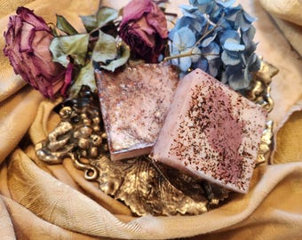 Pomegranate handmade natural soap 5.5 oz bars