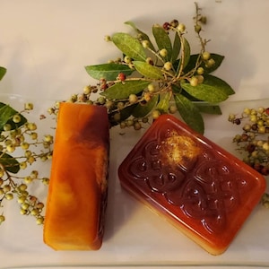 Persimmon Real freeze dried fruit & Oil body soap green tea turmeric fruit approximately 6.2 -6.5 ounces 1 bar