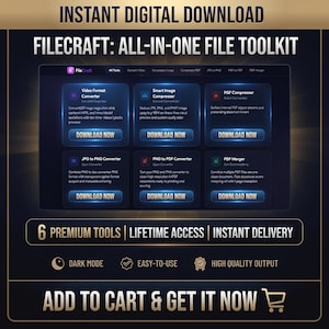 PHP Online Tools Script, File Converter & PDF Merger (Digital Download)