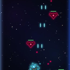 Galaxy Vanguard Weltraum-Shooter-Spiel | HTML5 JavaScript Quellcode (Digitaler Download)