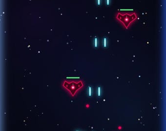 Galaxy Vanguard Space Shooter Game | HTML5 JavaScript Source Code (Digital Download)