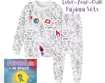 Isglass i rymden presentset för läggdags | Inbunden bok och matchande pyjamas | Åldrar 3–8