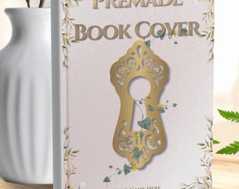 Premade Book Cover – Elegant Secret Key Design, Cozy Fantasy eBook (Customizable)