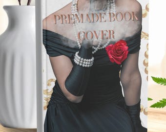 Premade Mystery Romance Book Cover – Elegant Secret Society Design – Custom Title