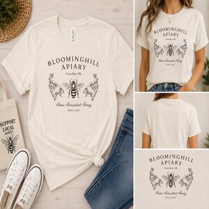 Personalisiertes T-Shirt für Imker, Bienenliebhaber, individuelles Geschenk für Imker, Honigbienen-T-Shirt, Geschenk für Imker, Naturliebhaber-T-Shirt | Digitaler Download