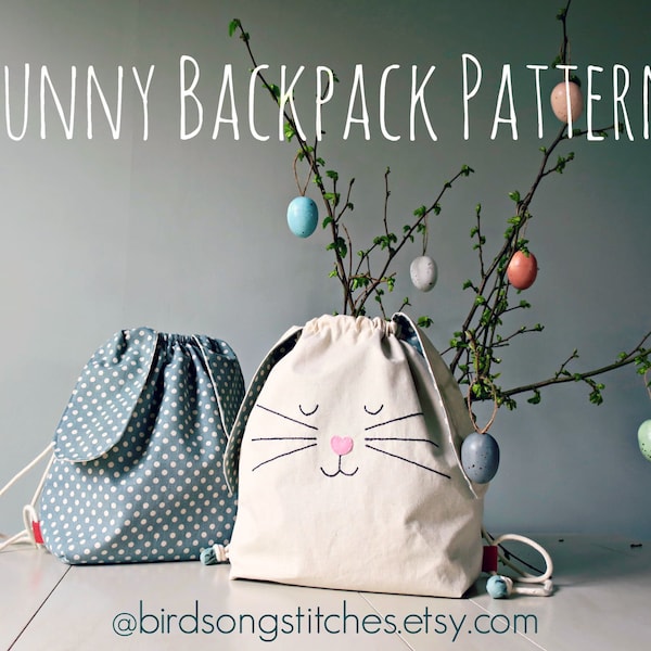 Bunny Backpack Sewing Pattern