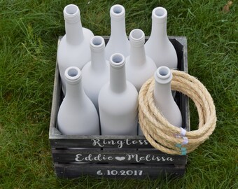 Ring Toss Ringtoss Personalized Customized Rose Gold Wedding Over sized Big Outdoor Wedding Yard Lawn Game!