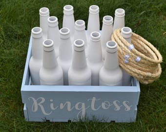 Personalized Ring Toss, Customized Ringtoss Wedding Yard Game, Wedding Over sized Big Outdoor Wedding Yard Lawn Game!