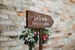 Personalized Welcome Wedding Rustic Wood Wedding Arrow with Stake, Rustic Wedding Wood Sign or Signage, Rustic Wedding Arrow for Ceremony 