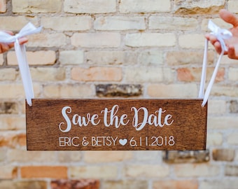 Save the Date Wedding Rustic Sign, Photo Prop Wedding Date Woodland Sign, Engagement Pictures Wood Sign, Photos Custom Decor Sign