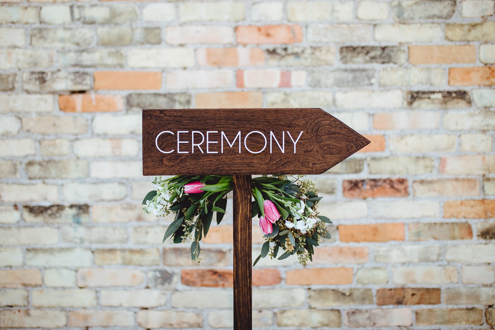 Ceremony Rustic Wood Wedding Arrow With Stake Rustic Wedding - Etsy
