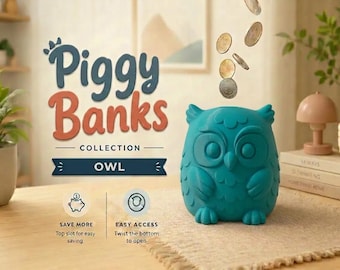Cute Owl Piggy Bank