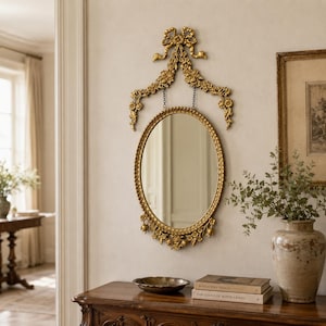 Antique Angel Mirror - Etsy
