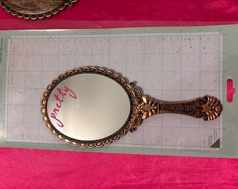 Handheld mirror Personalized vinyl sayings