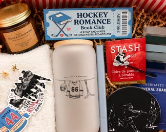 Hockey Romance Gift Box, Everything but the Book, Book Blind Date, Sports Reader Gift, Book Lover Gift, Off Campus Book Box, Bookworm Gift