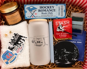 Hockey Romance Gift Box, Everything but the Book, Book Blind Date, Sports Reader Gift, Book Lover Gift, Off Campus Book Box, Bookworm Gift