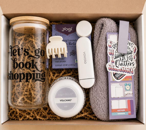 Everything but the Book Lover Gift Box, Book Blind Date Gift Set Box without the Book Lover Club Bookish Gift For Book Lover Gift, Bookworm