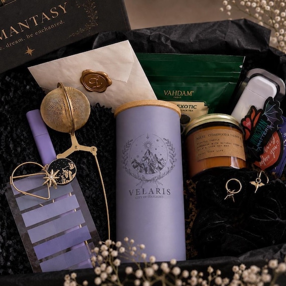 Romantasy Gift Box, Everything but the Book, Book Blind Date, Fantasy Reader Gift, Book Lover Gift, Dragon Rider Reader Gift, Bookworm Gift