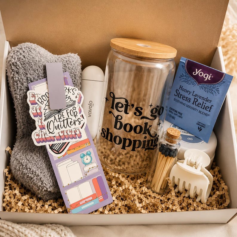 Everything but the Book Lover Gift Box, Book Blind Date Gift Set Box without the Book Lover Club Bookish Gift For Book Lover Gift, Bookworm image 2