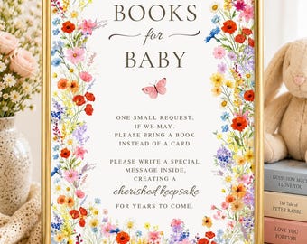Baby in Bloom Boeken voor Babybordje | Bloemendecoratie met wilde bloemen (Direct te downloaden)