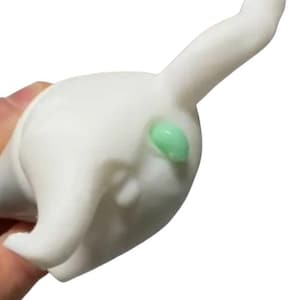 Divertida tapa para pasta de dientes con forma de trasero de gato / Tapa exprimidora de pasta de dientes con forma de animal para tubos estándar / Decoración de baño / Diversión para que los niños se cepillen los dientes