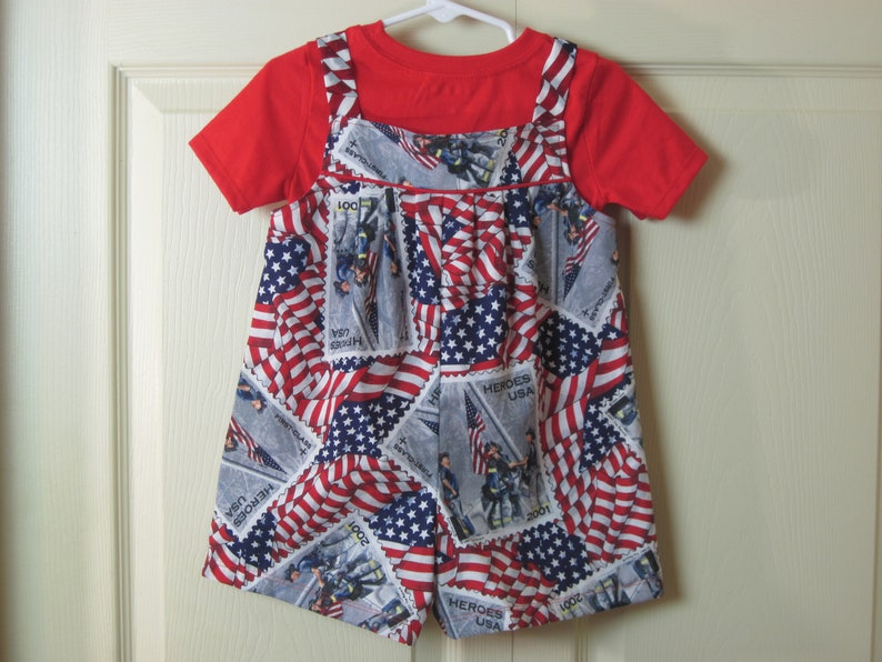 Independence Day, 4th of July, Patriotic Romper Multi Toddler Sizes image 6