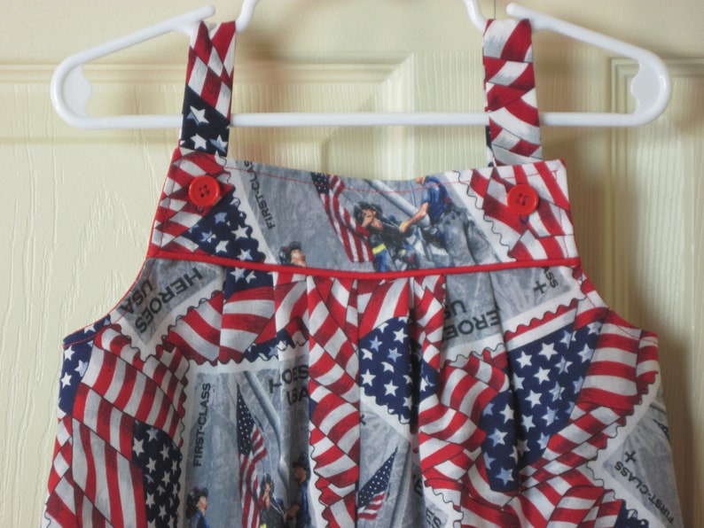 Independence Day, 4th of July, Patriotic Romper Multi Toddler Sizes image 3