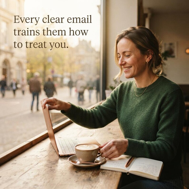 Freelance email scripts and client communication templates bundle. Includes a 14-page annotated PDF guide and editable Word document. A complete digital toolkit to help freelancers, contractors, and small business owners manage pricing and boundaries.