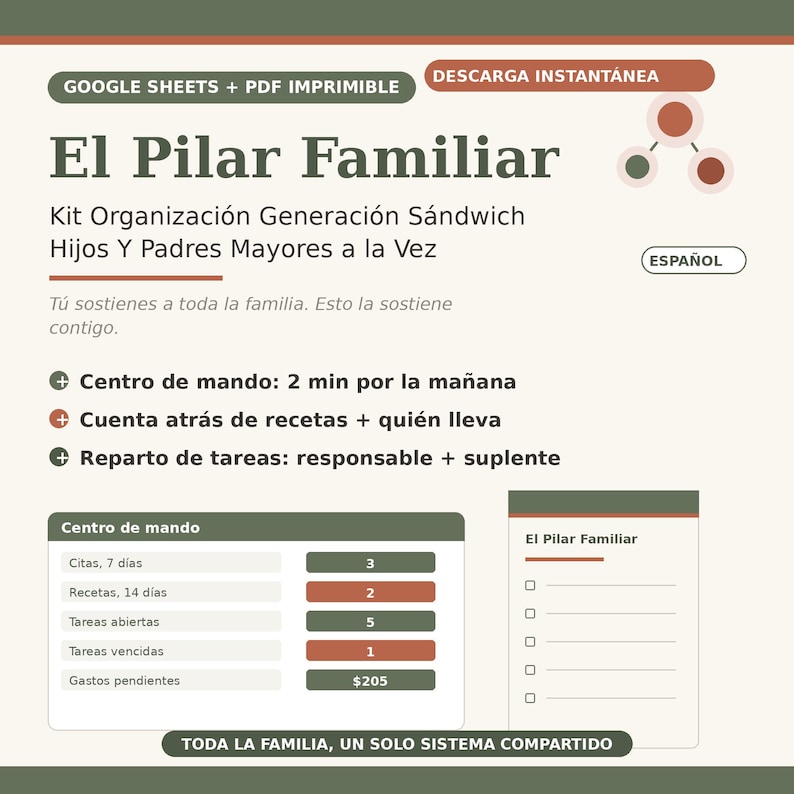 Family Caregiver Planner Google Sheets | Medication, Appointments, Tasks (PDF Guide) image 7