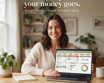 Annual Budget Spreadsheet | Google Sheets, Excel, Bill Tracker, Debt Payoff