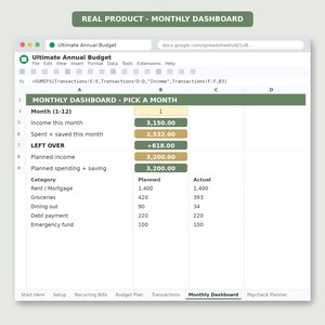 No-spend day tracker and mobile-friendly budget spreadsheet. Designed to be light and run smoothly on smartphones. Mark your no-spend days and watch your savings grow. Buy once, update the year in setup, and reuse this personal finance template for life.