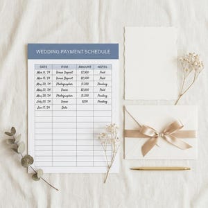 8-page printable wedding budget field guide in PDF format. Includes vendor negotiation tips, hidden cost explanations, and a printable payment schedule for your fridge. The ultimate offline companion to your digital wedding spreadsheet.