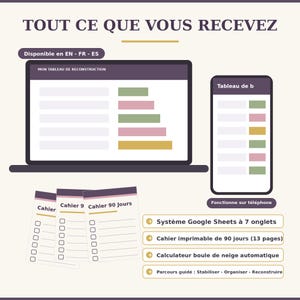 Divorce Financial Recovery Planner | Budget Google Sheets + PDF (Digital Download) image 4