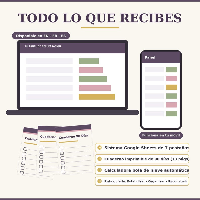 Divorce Financial Recovery Planner | Google Sheets Budget + PDF Workbook (Digital Download) image 10