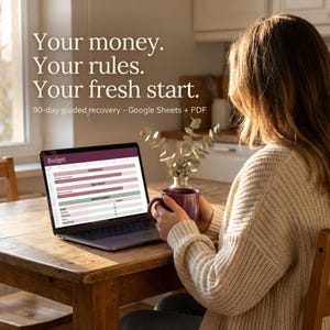 Divorce Financial Recovery Planner | Google Sheets Budget + PDF Workbook (Digital Download) image 2