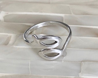 Christian Fish Ring- Adjustable- Sterling Silver- Ichthus Fish Ring- Jesus Ichthus Fish- Religious Jewelry- Christmas Gift- Religious Gift