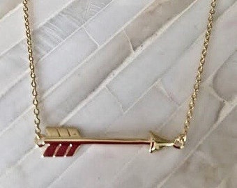 Arrow Necklace- Gold Arrow- On the Mark Arrow Necklace- Arrow Jewelry- Caregiver Gift- Graduation Gift- Christmas Gift