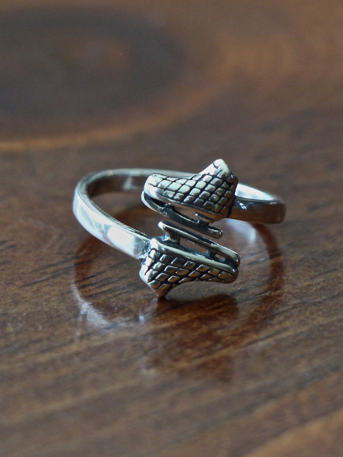 Figure Skating Ring Skaters Ring Ice Skating Jewelry Etsy