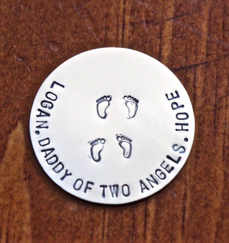 Personalized Memorial Token Custom Pocket Token Remembrance Etsy