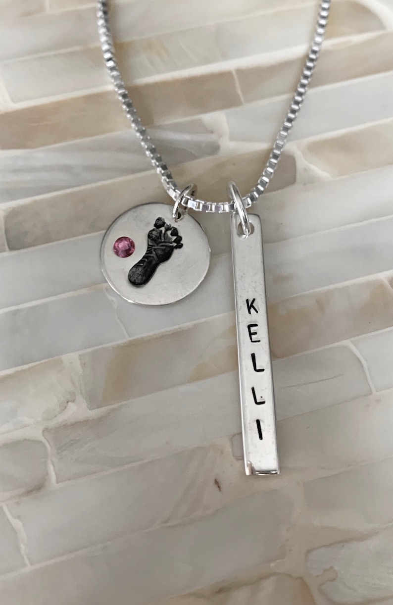 etsy baby name necklace