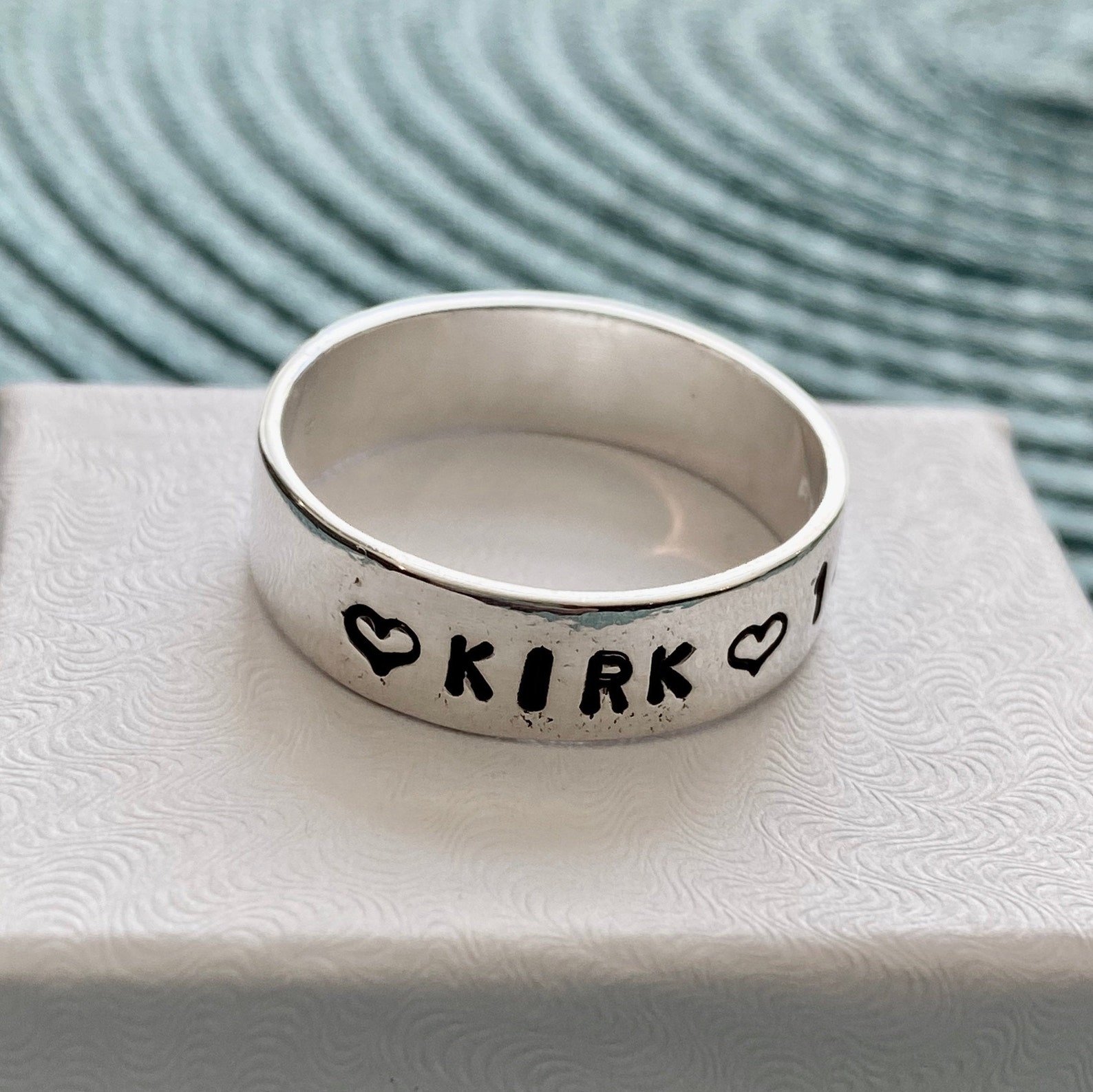 Memorial Ring Personalized Ring Loss of Loved One Etsy